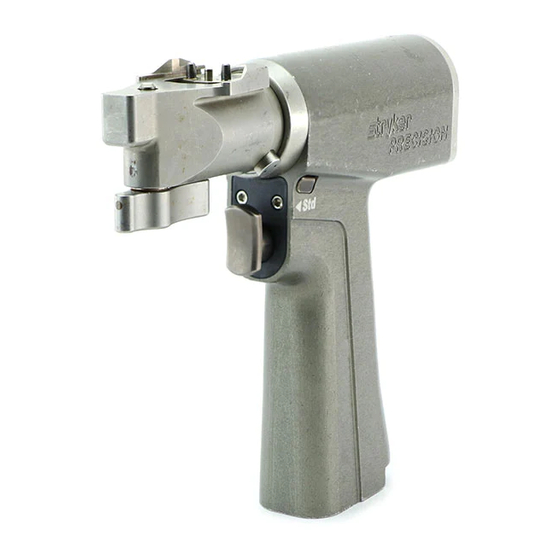 Stryker Precision 6209-000-000 Instructions For Use Manual