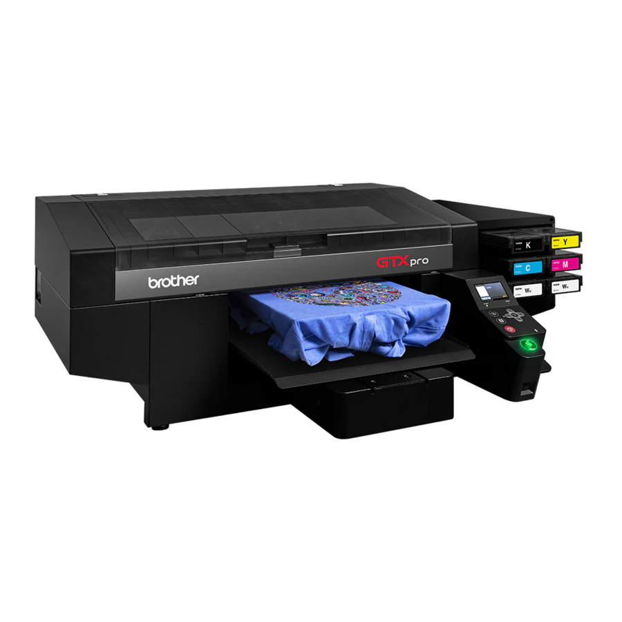 Brother GTX pro Manual