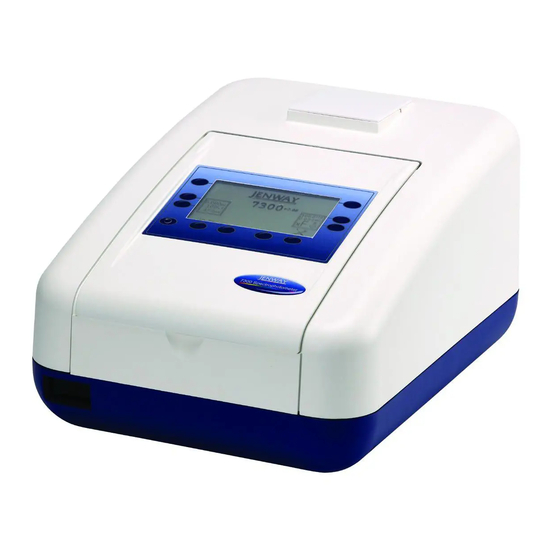 jenway 7300 Operating Manual