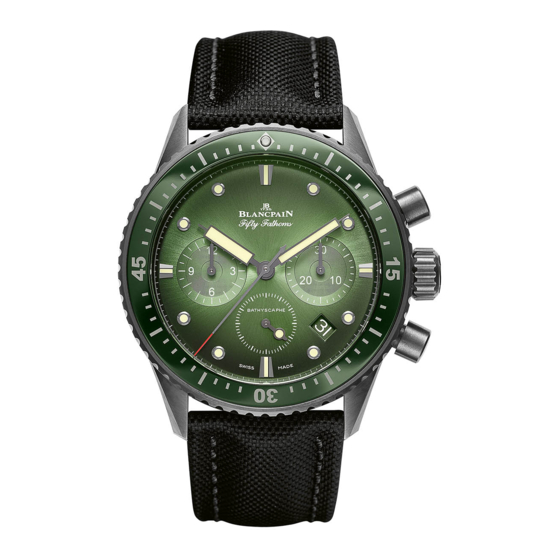 Blancpain Fifty Fathoms Bathyscaphe Flyback 5200 Manual