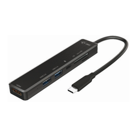 i-tec C31TRAVELEASYDOCKPD User Manual