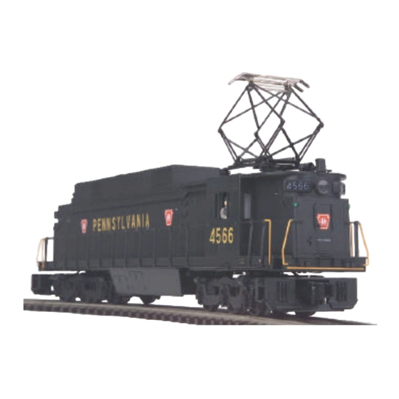 MTHTrains Premier E-33 Rectifier Electric Engine Operator's Manual