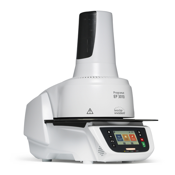 Ivoclar Vivadent Programt EP 3010 G2 Operating Instructions Manual