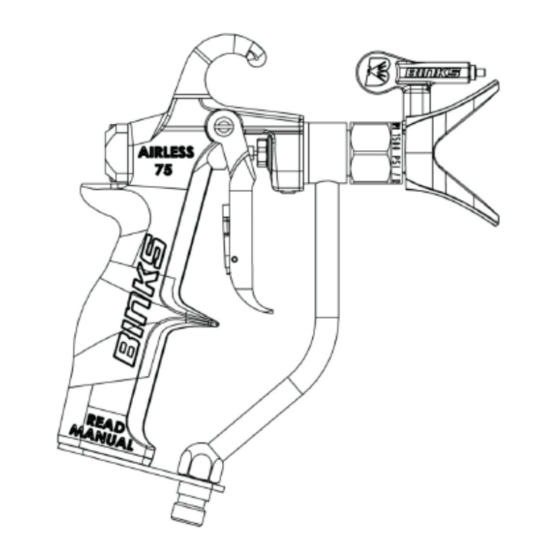 Carlisle BINKS 0811-7500-1 Spray Gun Manuals