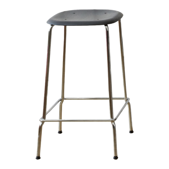 Hay SOFT EDGE 80 BAR STOOL Product Fact Sheet