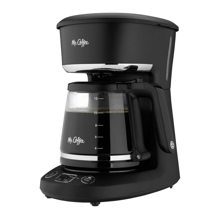 Mr. Coffee BVMC-PC12BL2-NP PC12 Series - Coffee Maker Manual | ManualsLib