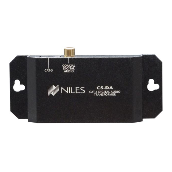 Niles C5-DA Installation Manual