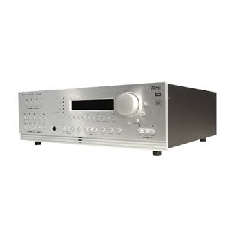 Anthem AVM 20 Setup Menu