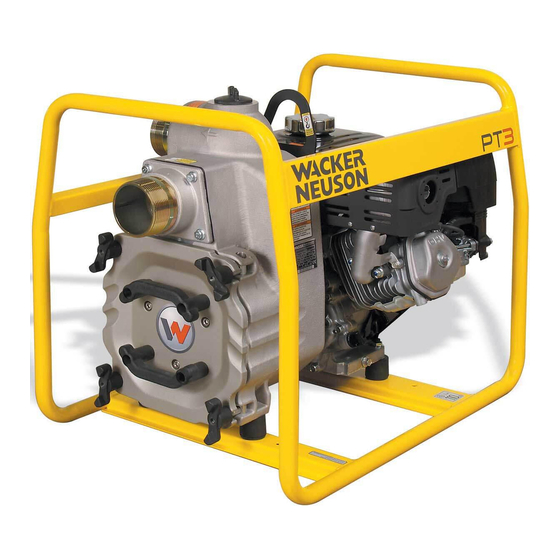 Wacker Neuson PT 3 Operator's Manual
