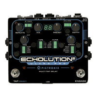 pigtronix Echolution 2 Filter Pro User Manual