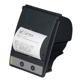 GeBe Mulde Mini GPT-4352 Operating Manual