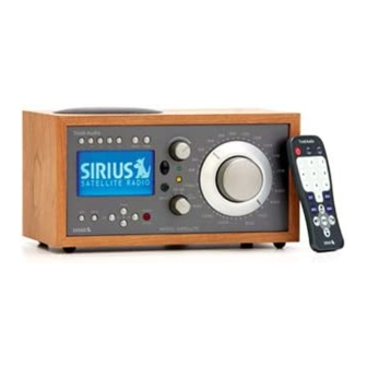 Sirius Satellite Radio Model Satellite Owner's Manual