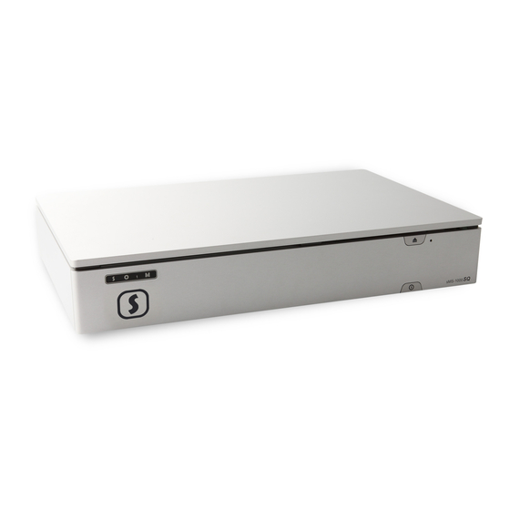 SOtM sMS-1000SQ Series Operating	 Instruction