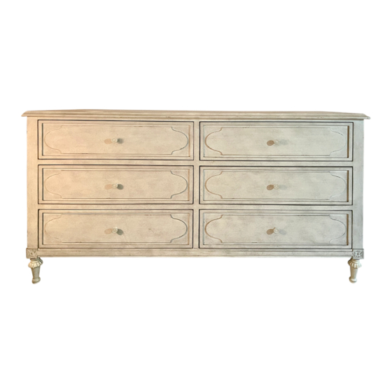RH Baby&child BELLINA DRESSER Quick Start Manual
