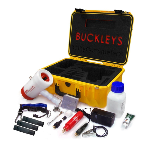 Buckleys BathyCorrometer Pro' Operating Instructions Manual