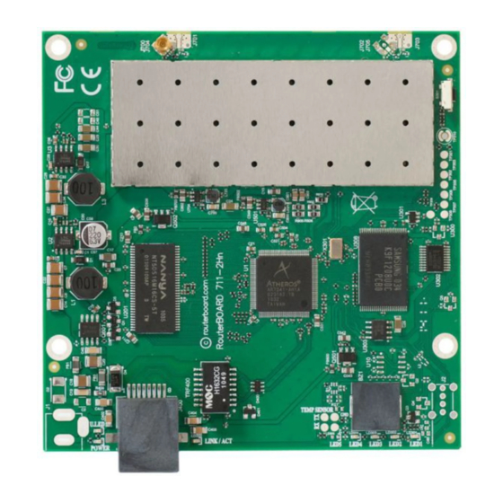 MikroTik RouterBOARD 711UA-5HnD Quick Setup Manual And Warranty Information