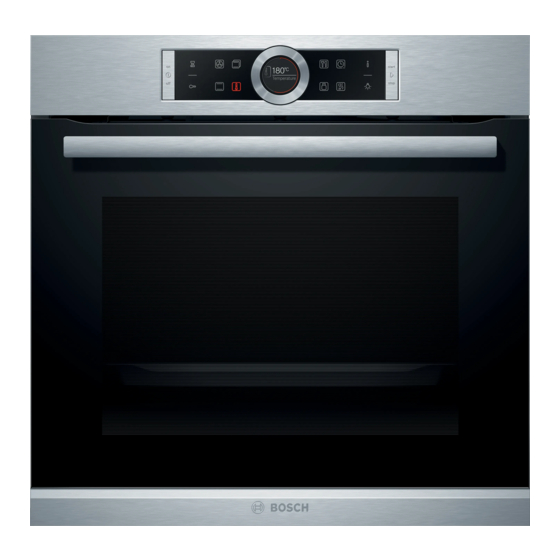 Bosch HBG635B 1 Series User Manual And Installation Instructions