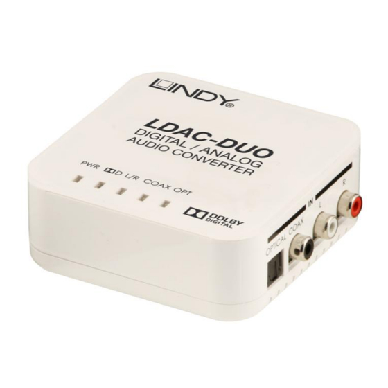 Lindy LDAC-Duo User Manual