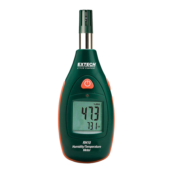 Extech Instruments RH10 User Manual