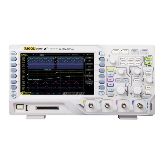 Rigol DS1104Z-S Plus Quick Manual