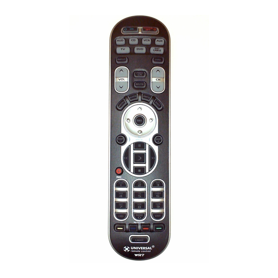Universal Remote Control OCE-0085A Owner's Manual