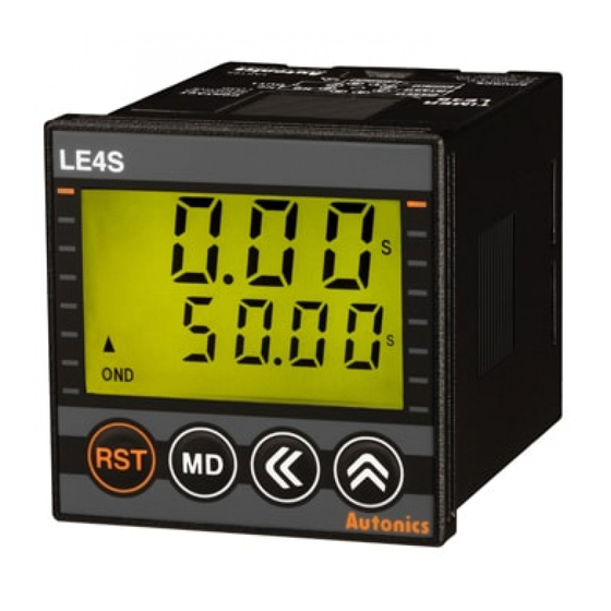 Autonics LE4S Series Manual