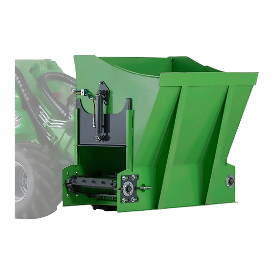 AVANT A424013 Operator's Manual For Attachment