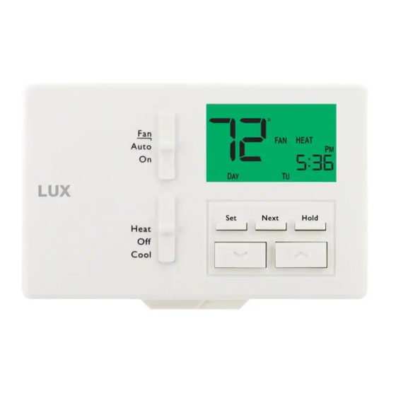 LUX TX100Ea Product Installation Manual