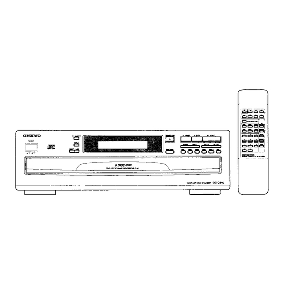 Onkyo DX-C140 Instruction Manual