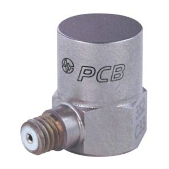 PCB Piezotronics 352C33 Installation And Operating Manual