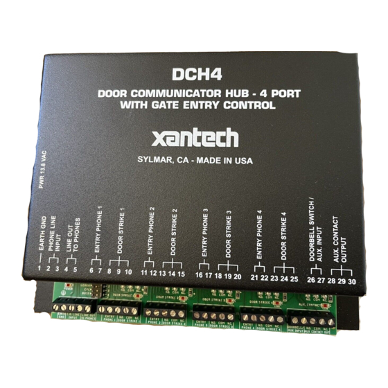 Xantech DCH4 Installation Instructions Manual