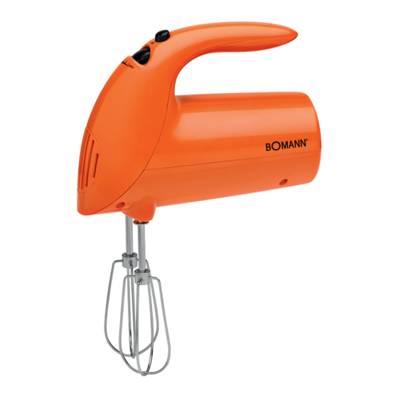 BOMANN HM 350 CB Instruction Manual & Guarantee