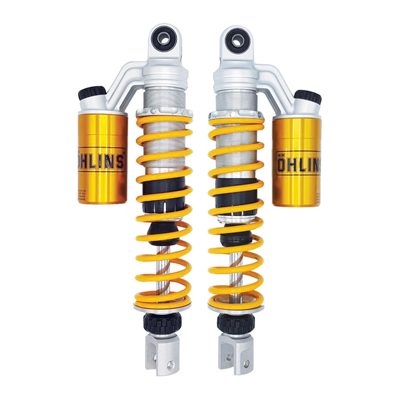 Ohlins HO 743 Mounting Instructions