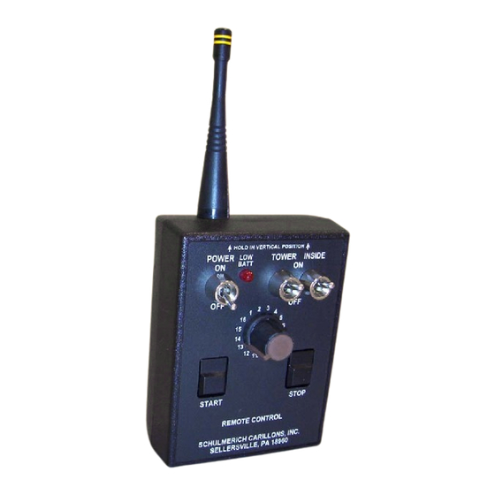 Schulmerich Carillons GENERATION4 Operating Instructions And Specifications