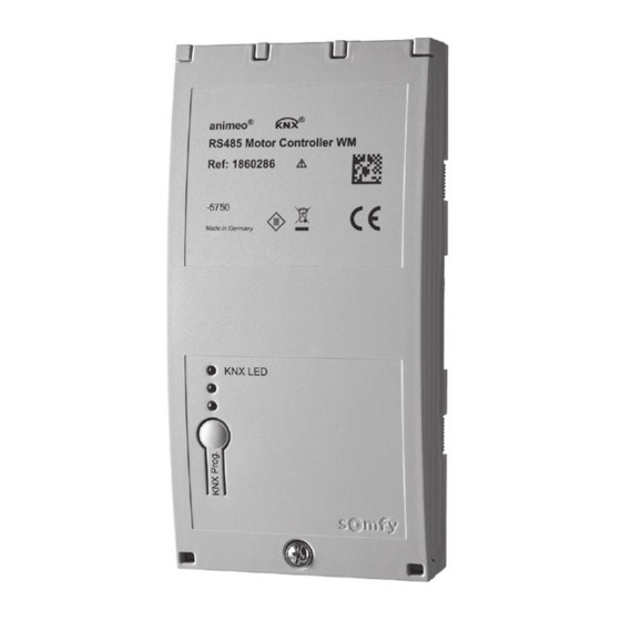 SOMFY animeo KNX 1860286 Installation Manual