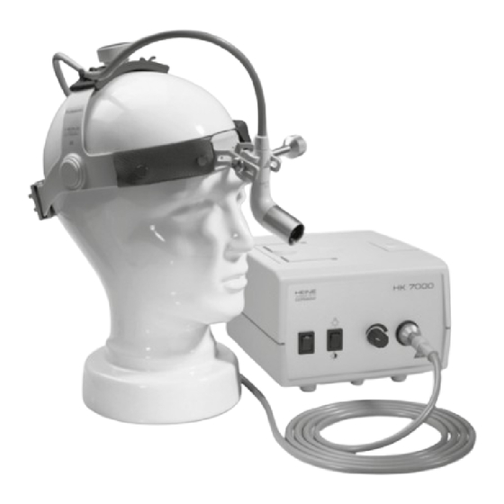 HEINE MD 1000 F.O. Manual