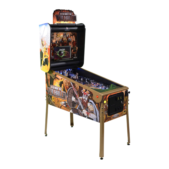 American Pinball LEGENDS OF VALHALLA Game Manual
