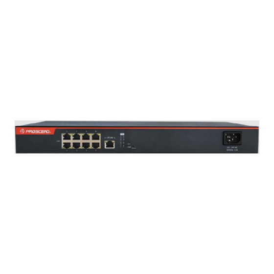 User Manuals: Proscend 708EP-AC 8-Port PoE Switch