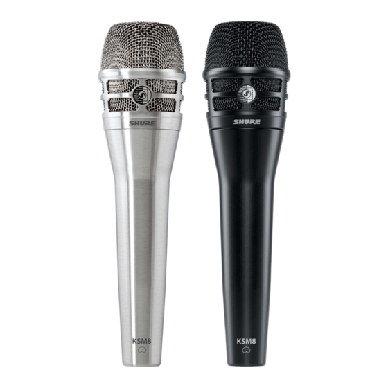Shure KSM8 User Manual