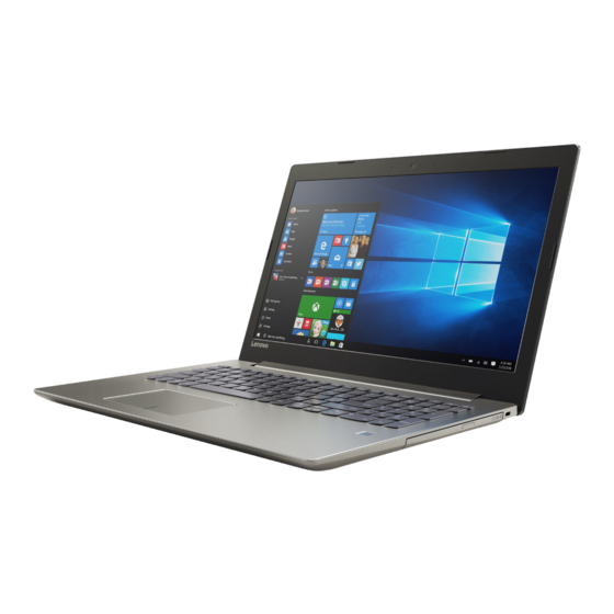 User Manuals: Lenovo ideapad 520 2-in-1 Laptop