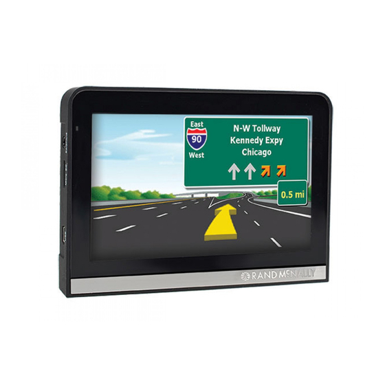 Rand McNally Intelliroute TND-510 Quick Start Manual