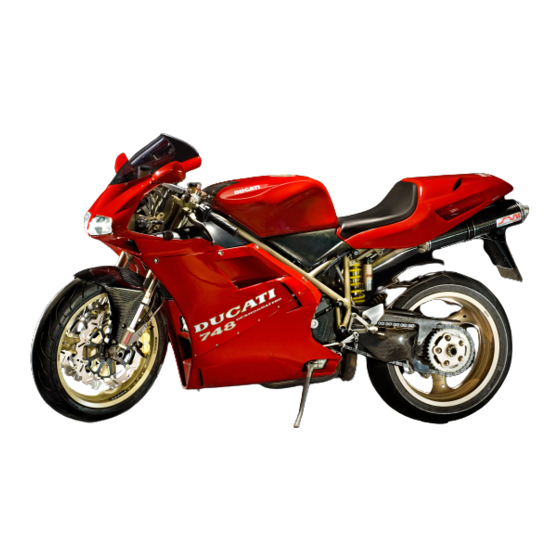 Ducati 996 2000 Owner's Manual