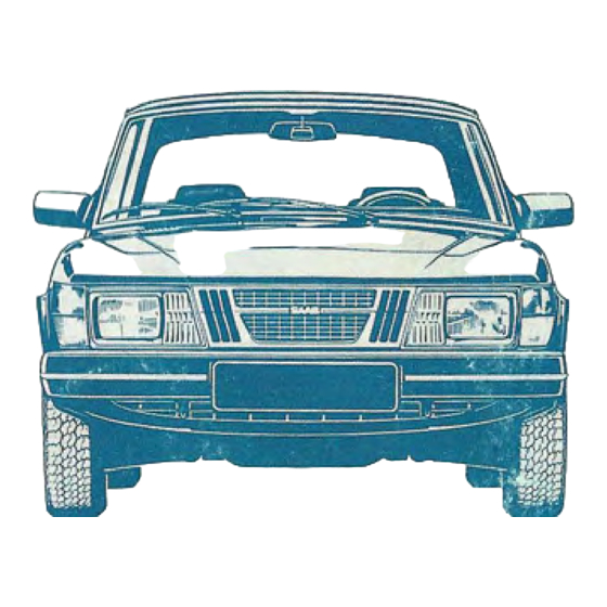 User Manuals: Saab 900 1983 Vintage Car