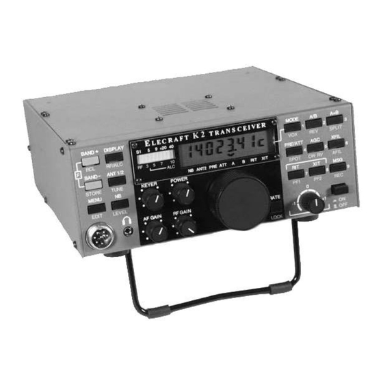 ELECRAFT K 2 Owner's Manual
