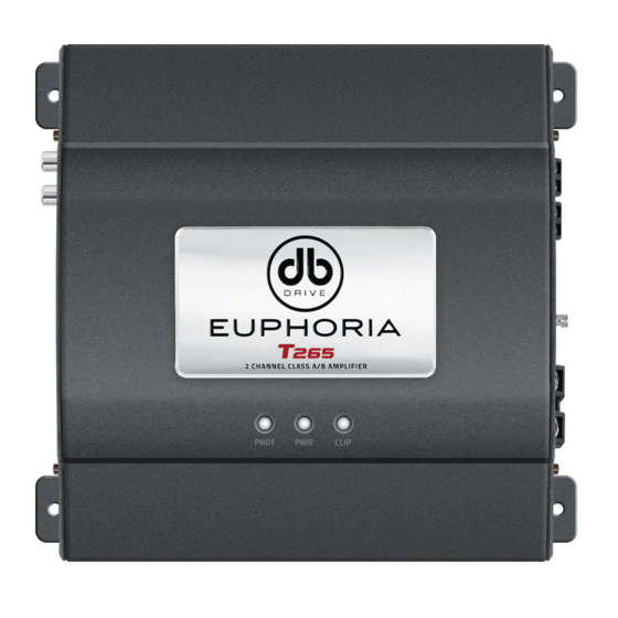 DB Drive EUPHORIA M2000 User Manual