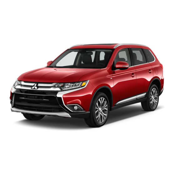 Mitsubishi 2016 Outlander Manual