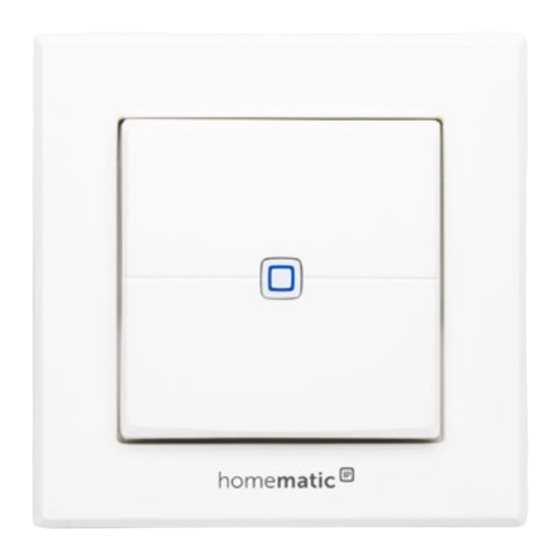 HomeMatic HMIP-WRC2 Manuals