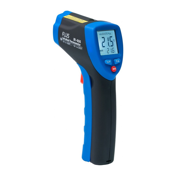 FLUS IR-806 Digital Infrared Thermometer Manuals