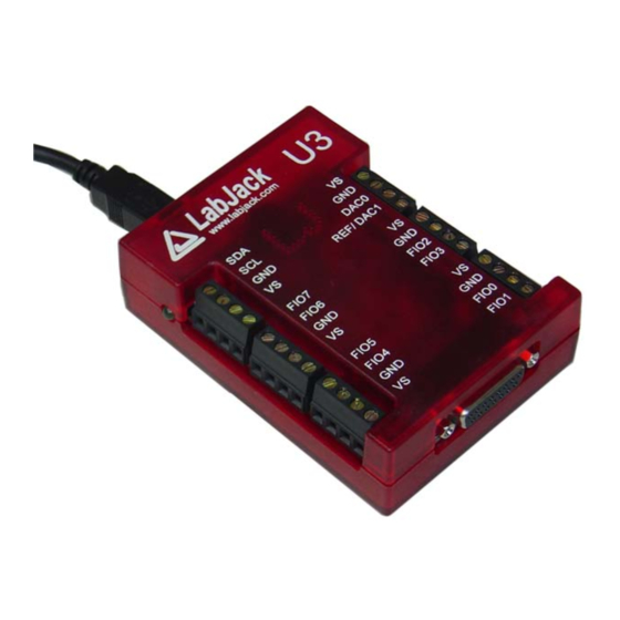 LabJack U3 User Manual