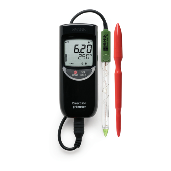 Hanna Instruments HI99121 Instruction Manual
